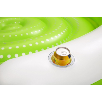 Wyspa do Pływania Kick Back dla 5 osób BESTWAY 275x255x65cm + Podest + 5 Miejsc na napoje